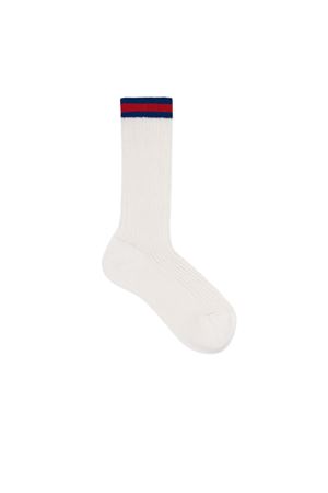 White rib stitch cotton socks GUCCI KIDS | 7935933KABK9168